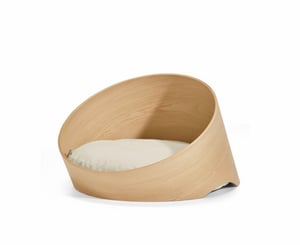MIACARA COVO - CANAPÉ DESIGN POUR CHIEN / CHAT LUXE EN BOIS CHÊNE